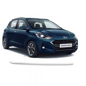 Chrome Trunk Garnish  Compatible with Grand i10 Nios - Silver 